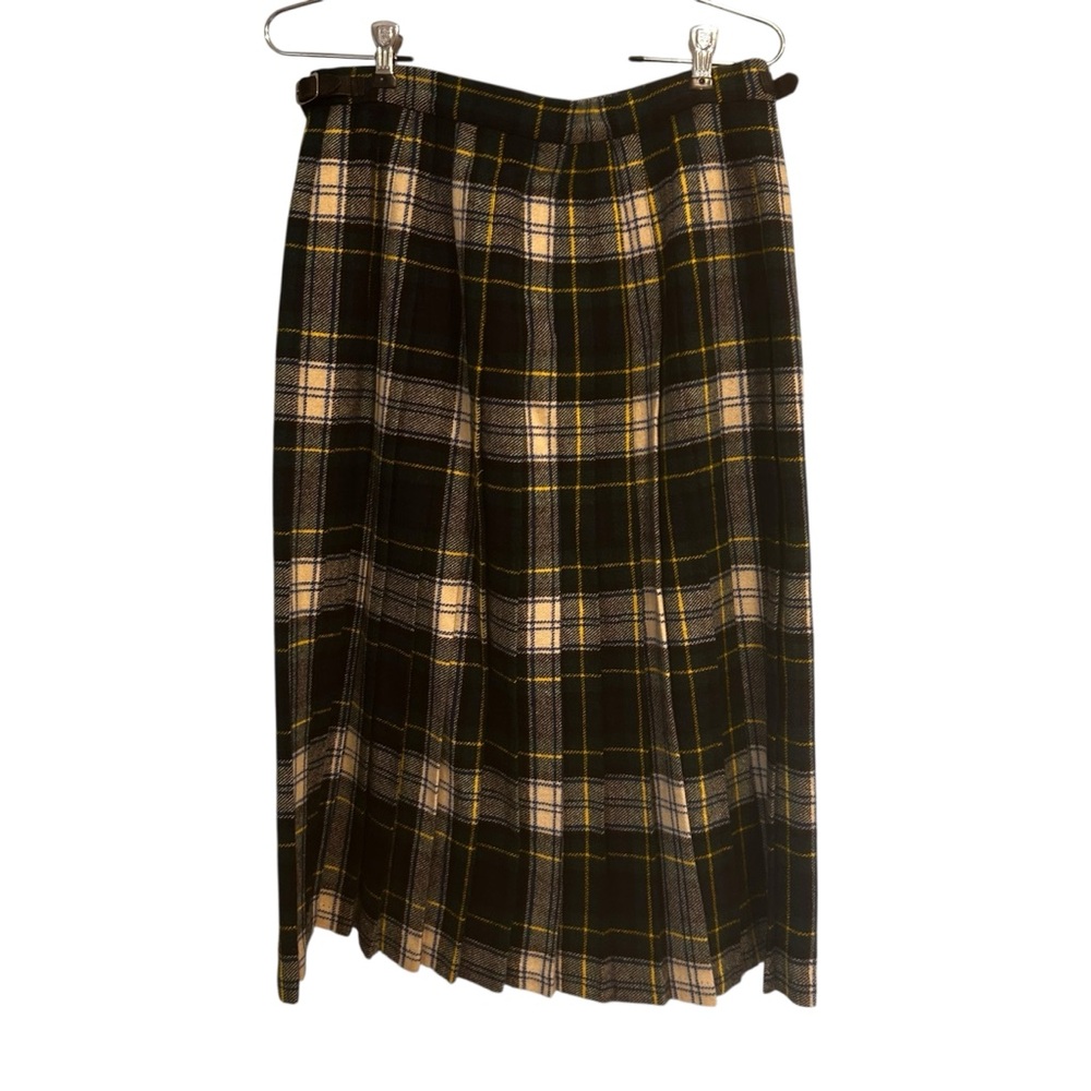 Clan laird skirt kilt womens size 8/10 vintage set 2 red green blue ivory multi - Picture 12 of 15
